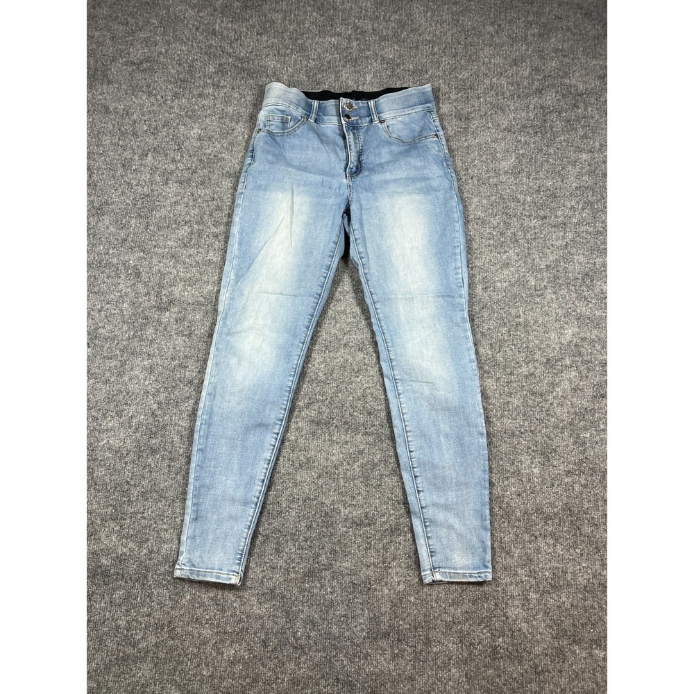 Indigo Poppy Tummy Control Skinny Jeans Womens 6 Blue Cotton Stretch Mid Rise
